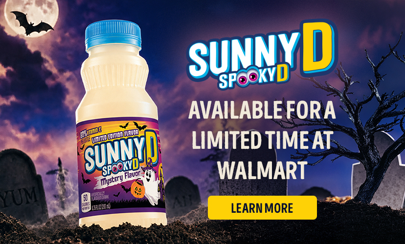 SUNNYD SPOOKYD AVAILABLE FOR A LIMITED TIME AT WALMART
